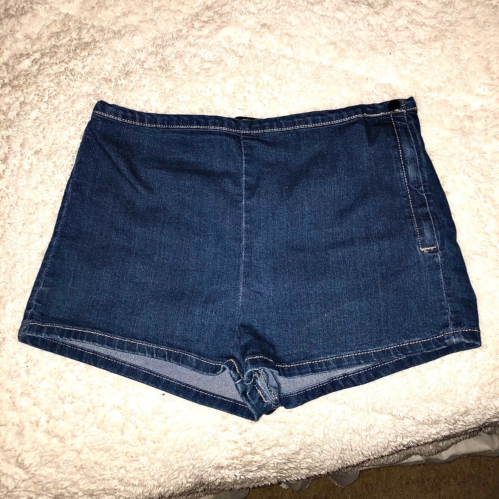 F21 High Waist Jean Shorts